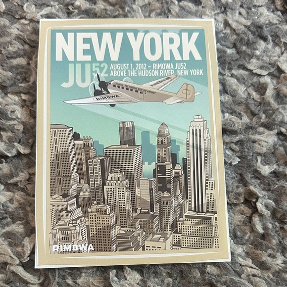 RIMOWA Other - RIMOWA New York Cityscape Poster with Beige and Green